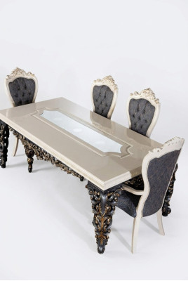 Luxury dining table, baroque tables, dining room table, classic furniture, dining tables