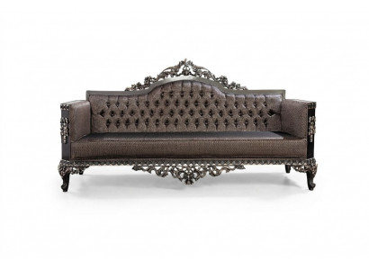 Luxury Three-Seater Design Sofa 3-Seater Upholstered Couch Chesterfield Sofas