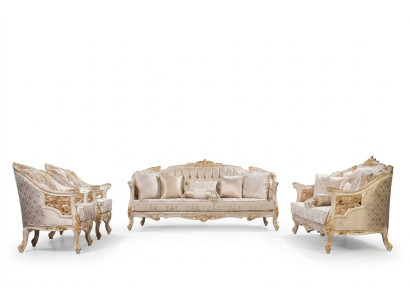 Luxury Sofa Chesterfield Set Seating Suite 3+3+1+1 Seater Designer Group 4-piece. New
