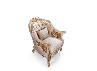 Armchair Couch Upholstery Seat Designer Textile 1-Seater Couches Upholstery Chesterfield