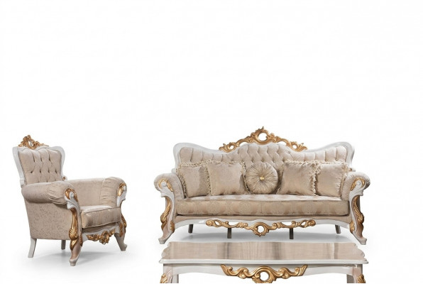 Sofa set 3+1 seater set design sofas upholstered couches leather relax classic