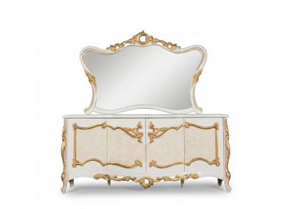 Sideboard with mirror set baroque dining dressers wooden dresser wooden cabinet new