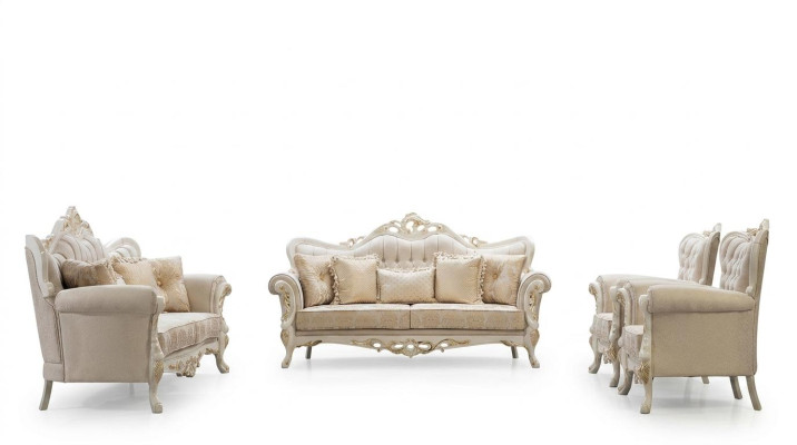 Sofa set 3+3+1+1 seater set design sofa upholstery classic couches