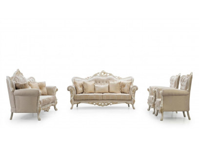 Sofa set 3+3+1+1 seater set design sofa upholstery classic couches