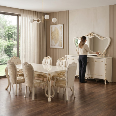 Dining room set table + 4 chairs dining chair sets tables group set 5 pcs.