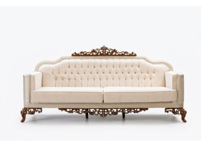 Sofa 3-seater Chesterfield three-seater sofas luxury living room baroque style couch new