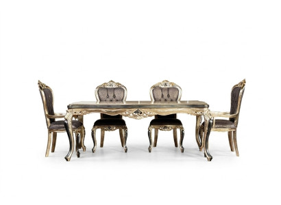 Classic dining table baroque tables dining tables wooden table 208x108 cm