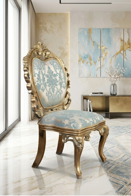 Dining chair upholstered chair without armrest luxury armchair chairs living room
