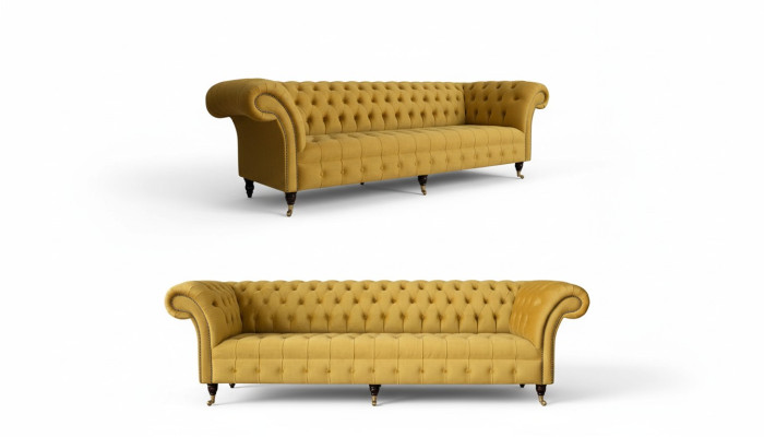 Luxury Beige Sofa Set 3+3 Seater Modern Couch Living Room Style Furniture