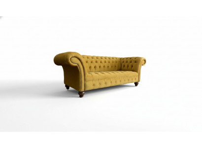 Luxury Chesterfield Sofa 2x 2-Seater Couch Fabric Modern Sofas New Set