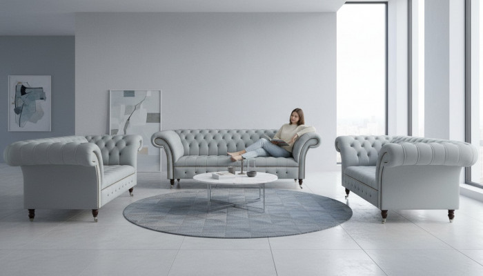 Set design sofas sofa set 3+2+2 seater upholstery fabric modern
