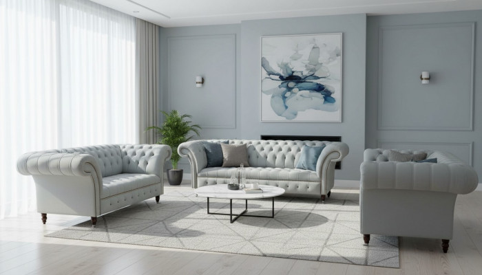 Set design sofas sofa set 3+2+2 seater upholstery fabric modern