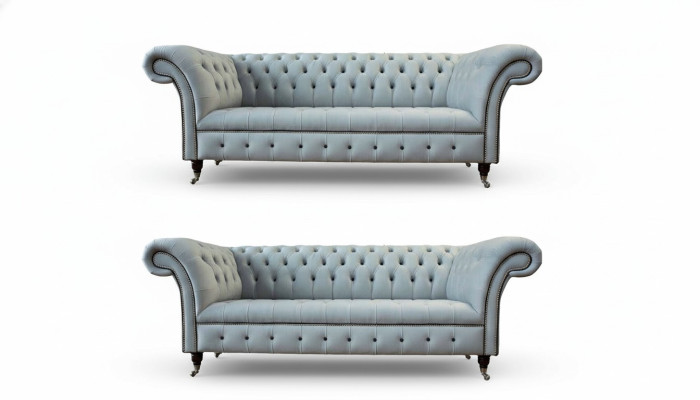 Designer Living Room Set 2x 3-Seater Sofas Luxury Living Room Set Furniture
