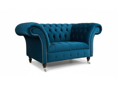 Luxury Armchair Design Relax Club Lounge Single Seater Upholstery Fabric New