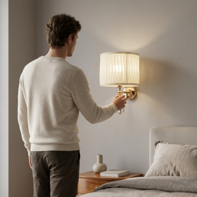 Modern white wall lamp designer living room wall sconce luxury lamp