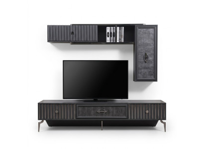 Luxury Wall Unit Living Room Sideboard RTV Shelf Walls Cabinet