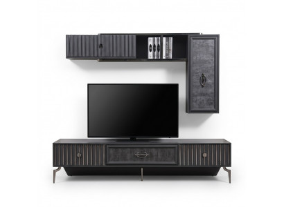 Luxury Wall Unit Living Room Sideboard RTV Shelf Walls Cabinet