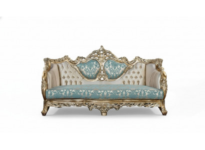 Sofa 3-seater designer sofa luxury upholstered sofas couches fabric textile new