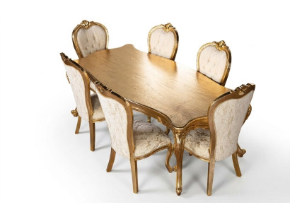 Table 6x Chairs Dining Room Set Complete Set 7-piece New Dining Group