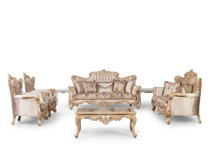 Sofa suite couch set sofa armchair upholstery furniture coffee table 5-piece new