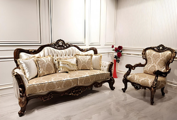 Classic sofa set living room sofa couch furniture 3+1 seat