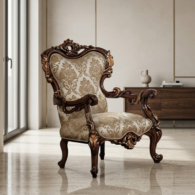 Baroque armchair, couch, sofa, furniture, furnishing, couches, sofas, chair, velvet