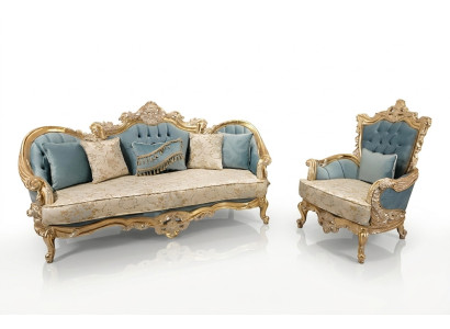 Living room sofa set classic sofa couch furniture 3+1 seater