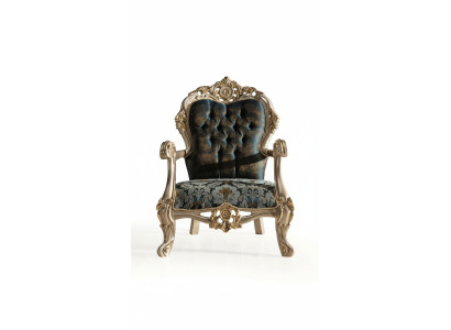 Baroque Armchair Chesterfield Wingback Chair Classic Single Seater Sofa Couch