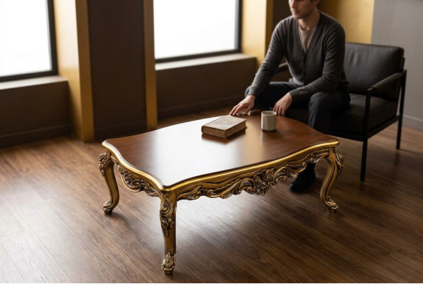 Luxury Furniture Set Coffee Table Table Classic Coffee Tables 118x75cm