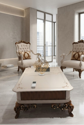Living room coffee table luxury table 120x72 tables wooden tables furniture furnishings