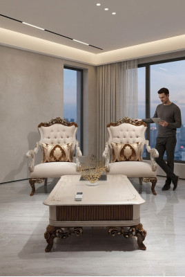 Armchair Chesterfield Baroque Couch Sofa Furniture Furnishings Couches Sofas Chair