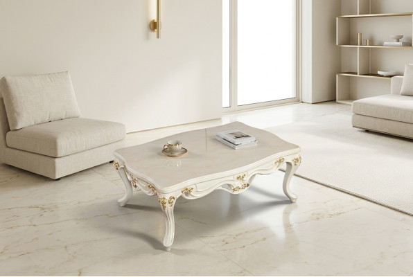 Classic baroque made of wood - classic furniture living room tables coffee table
