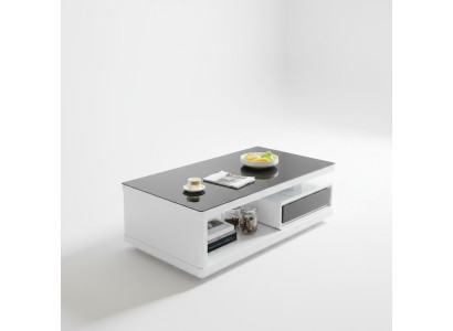 Luxury coffee table side table glass table modern furniture design