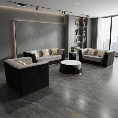 Medusa Sofa Set Furniture Couch Set 4-piece Complete Set Coffee Table