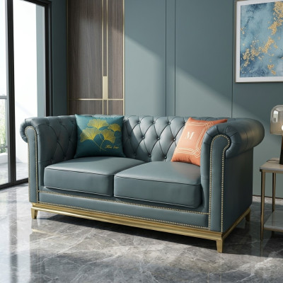Chesterfield two-seater couch design furniture classic sofas
