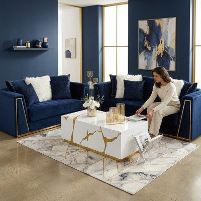 Medusa Couch Set Suite 3+2 Sofa Sofa Sets Couches Seating Furniture Fabric