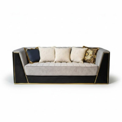 Medusa sofa couch three-seater couches upholstered furniture living room fabric