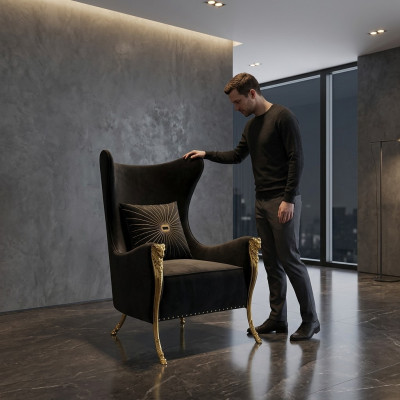 Hotel furniture reception hall furnishing seating waiting room office practice