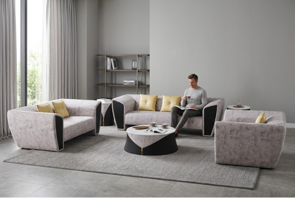 Modern Sofa Set 3+2+1 Seater Luxury Couches Armchair Living Room Furniture