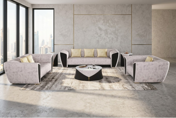 Modern Sofa Set 3+2+1 Seater Luxury Couches Armchair Living Room Furniture