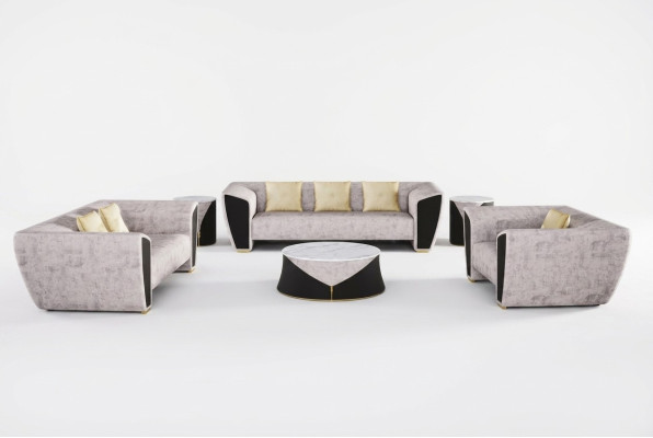 Modern Sofa Set 3+2+1 Seater Luxury Couches Armchair Living Room Furniture