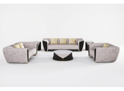 Modern Sofa Set 3+2+1 Seater Luxury Couches Armchair Living Room Furniture
