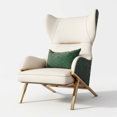 Armchair Single-seater Chair Hotel Relax Furniture Office Reception Interior