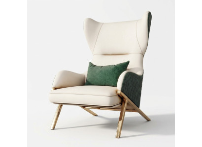 Armchair Single-seater Chair Hotel Relax Furniture Office Reception Interior
