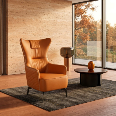 Wing chair armchair single chair hotel relax furniture office reception