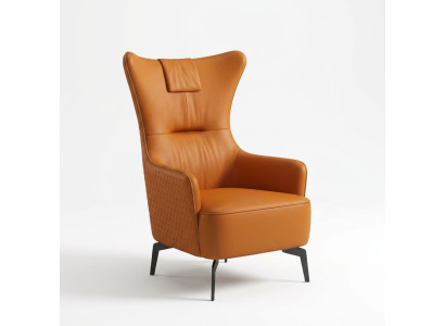 Wing chair armchair single chair hotel relax furniture office reception