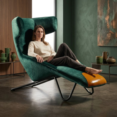 Luxury Green Armchair 1-Seater Living Room Upholstered Seating Upholstered Armchair