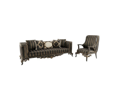 Classic sofa set 3+1 seat furniture upholstery sets sofas