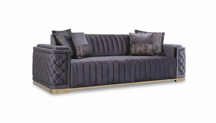 Luxury Couch XXL Sofa Large Sofas 246cm Velvet Design Furniture Sofas Fabric