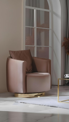 Armchair luxury furniture furnishing sofa couch single-seater relax club upholstered furniture